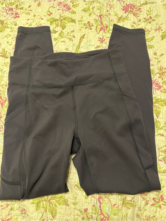 lululemon athletica Pants - Lululemon Invigorate High Rise Tight 25” Black Size 6 Silicone Lulu Back Pocket